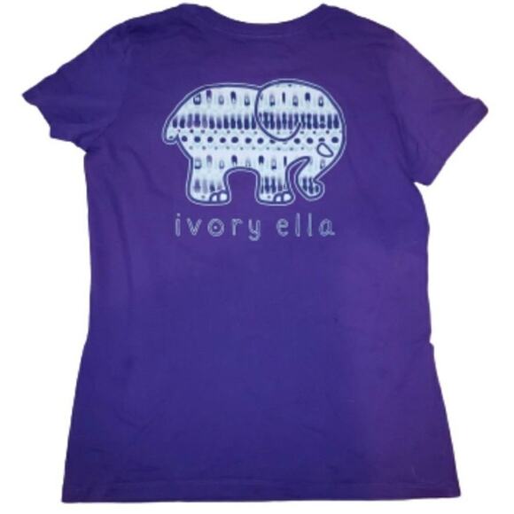 Ivory Ella Women's SM Elephant Graphic T-shirt - Picture 1 of 4